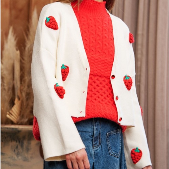 Strawberry Sweater - Picture 2 of 5